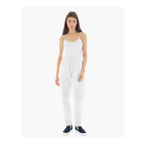 Белые джинсы Easy Fit с резинкой арт. GJN024625-1