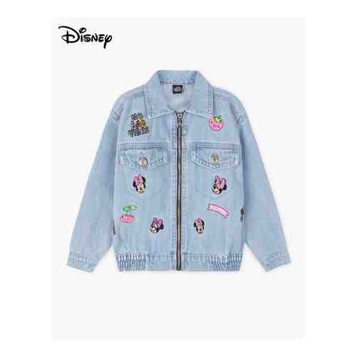 Джинсовая куртка oversize с вышивкой Disney для девочки арт. GJC005802-2