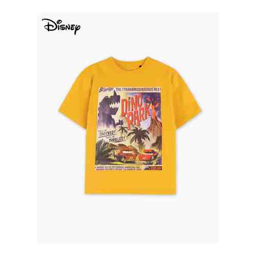Горчичная футболка с принтом Disney для мальчика арт. BKT011098-1
