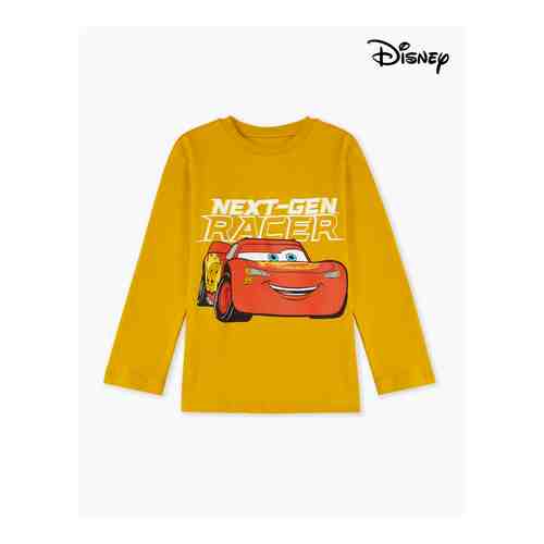 Горчичный лонгслив с принтом Disney для мальчика арт. BKT010332-1