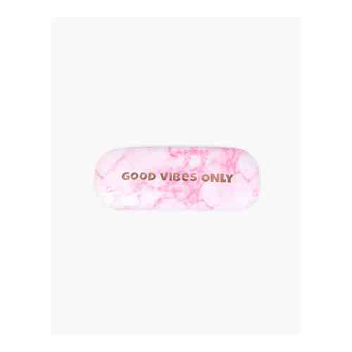 Розовый футляр для очков Good vibes only арт. GAS010108-1