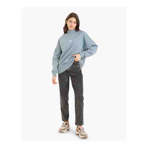 Серые джинсы New Mom с высокой талией арт. GJN023862-1