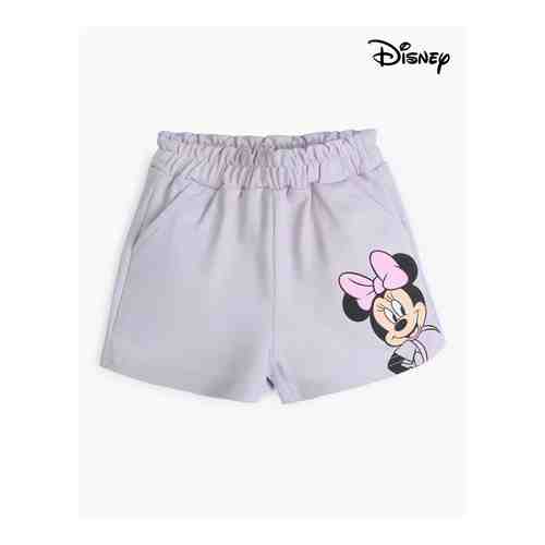 Сиреневые спортивные шорты Paperbag с принтом Disney для девочки арт. GSH009403-1